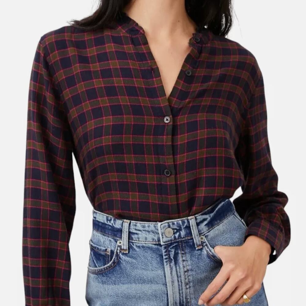 RAILS NWT Evereve Andi Plaid Button Down Shirt // XS